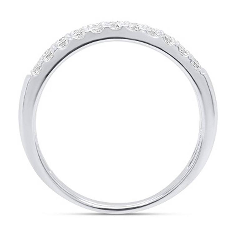 Nova Star® Sterling Silver 1ctw. Lab Grown Diamond Band Ring