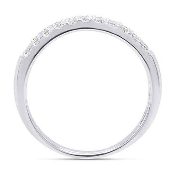 Nova Star® Sterling Silver 1ctw. Lab Grown Diamond Band Ring