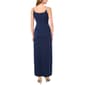Womens MSK Sleeveless Crepe Rhinestone Trim Slit Gown - image 5
