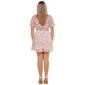 Juniors Trixxi Puff Sleeve Emma Floral Tier Sheath Dress - image 2