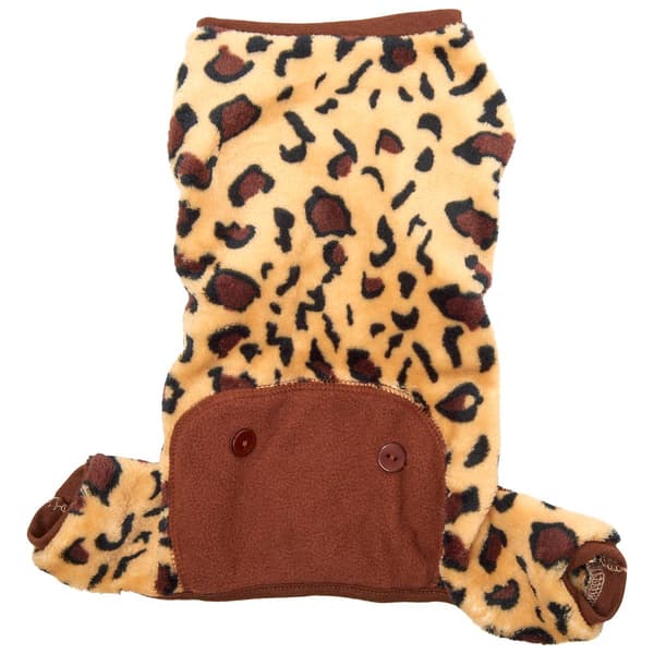 Cheetah Fleece Pet Pajamas - image 