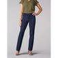 Womens Lee&#40;R&#41; Solid Wrinkle Free Relaxed Fit Pants - Short - image 1