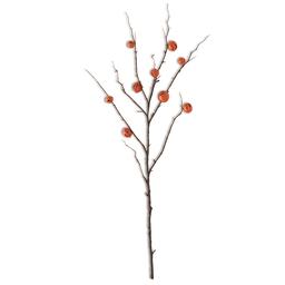 K&K Interiors 36in. Orange Jack-O-Lantern Pumpkin Artificial Stem