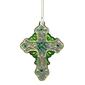 Northlight Seasonal 5in. Irish Cross Glass Christmas Ornament - image 1