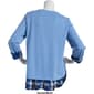Womens Erika Mary Ellen Mixed Media Jersey Top - image 2