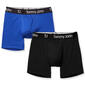 Mens Tommy John 2pk. Boxer Briefs - Black/Blue - image 1