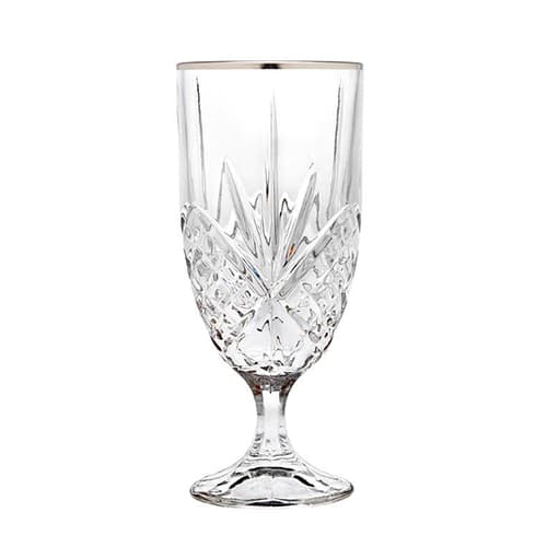 Godinger Dublin Platinum Set of 4 Ice Tea Glasses - image 