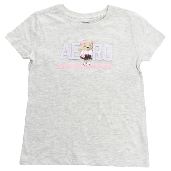Girls (7-16) Aeropostale Short Sleeve Bear Logo Tee