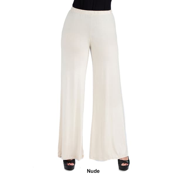 Womens 24/7 Comfort Apparel Comfortable Palazzo Pants