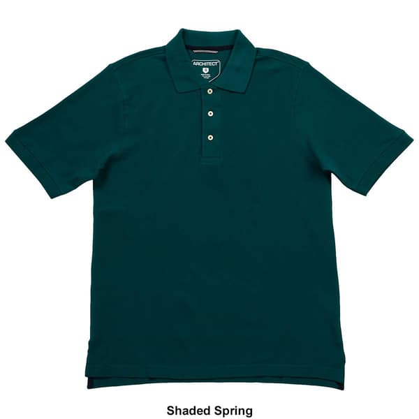 Mens Architect&#174; Short Sleeve Pique Polo