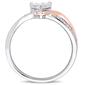 Diamond Classics&#8482; 10kt. Two-Tone Gold 1/10ct. Diamond Heart Ring - image 3