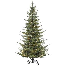 Puleo International 4.5ft. Pre-Lit Edmonton Fir Christmas Tree