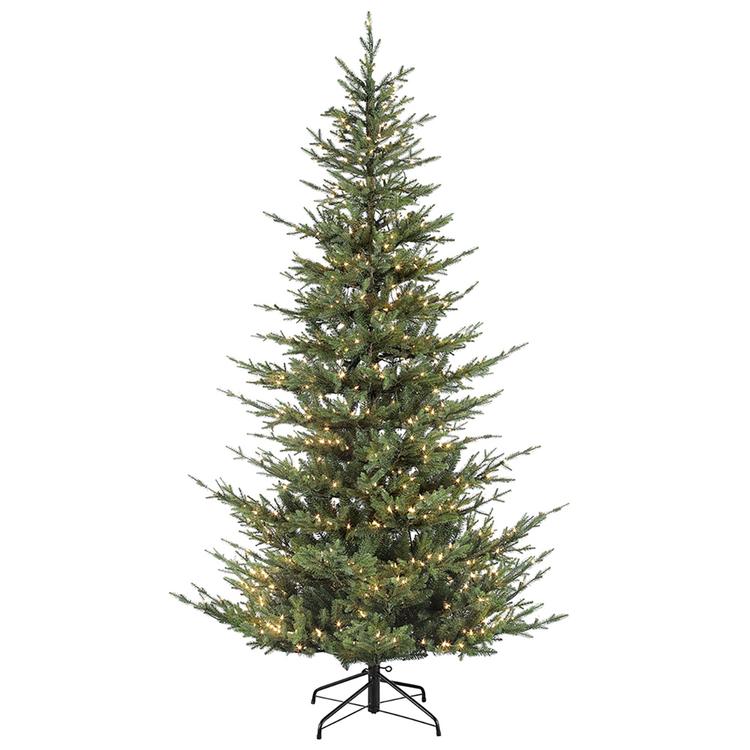 Puleo International 4.5ft. Pre-Lit Edmonton Fir Christmas Tree