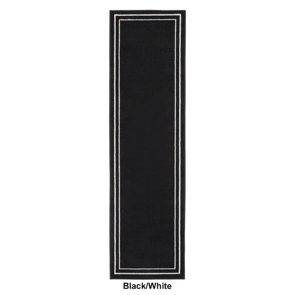 Nourison Essentials Double Border Indoor/Outdoor Runner