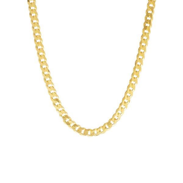 20in. Vermeil Sterling Silver Grometta Chain Necklace - image 