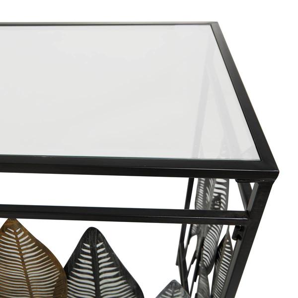 9th & Pike® Black Metal Contemporary Console Table