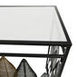 9th & Pike® Black Metal Contemporary Console Table - image 6