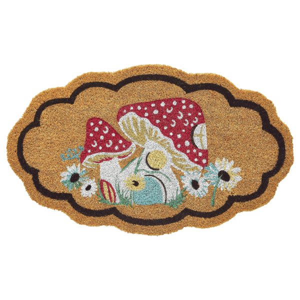 VCNY Home Scallop-Edge Outdoor Coir Doormat - image 