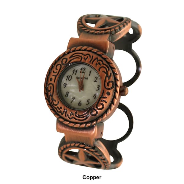 Womens Olivia Pratt™ Circles Shape Bangle Watch - H3578