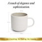 Sango Anderson Reactive Cream 16.5oz. Coffee Mugs - Set of 4 - image 3