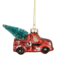 Northlight Truck with a Sisal Tree Glass Christmas Ornament - image 4