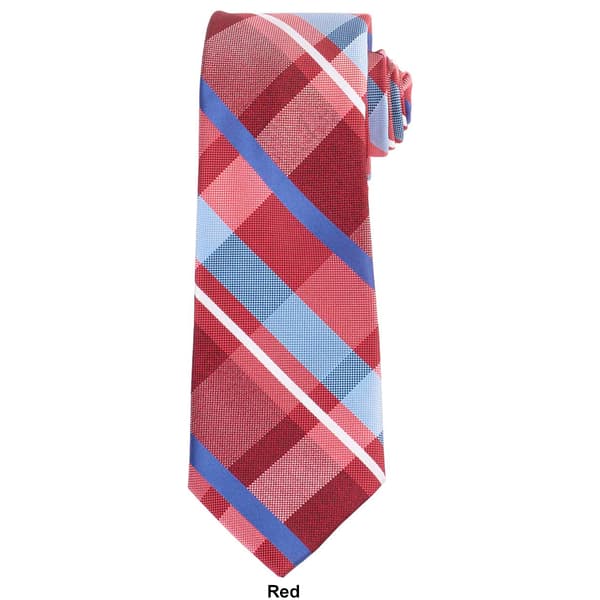 Mens John Henry Turnpike Plaid Tie