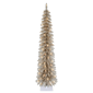 Puleo International PreLit Alpine Rose Gold Pencil Christmas Tree - image 1