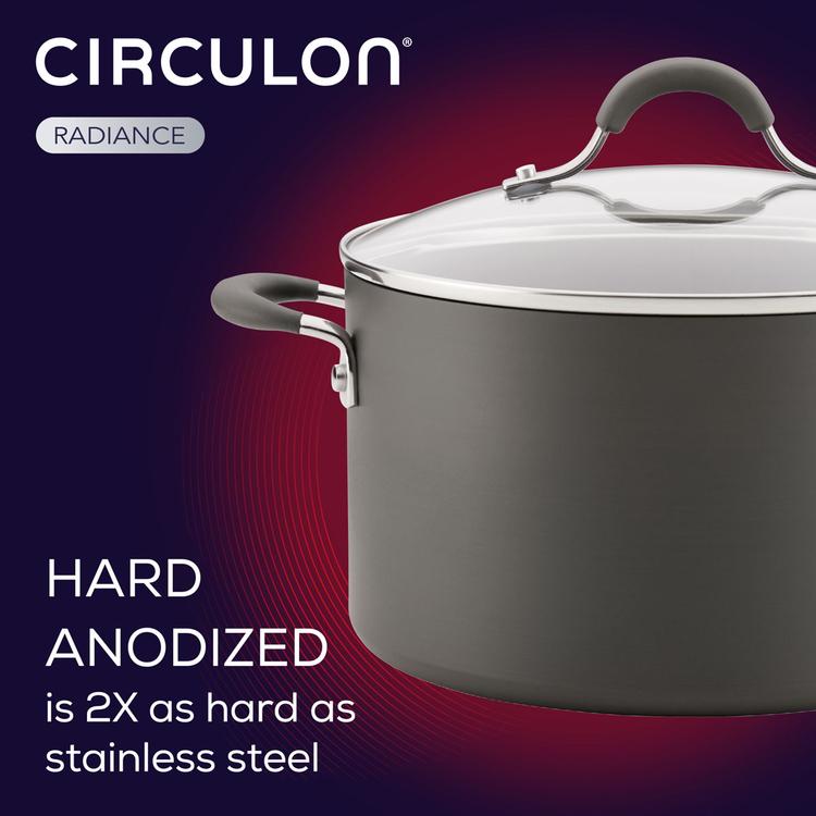 Circulon® Radiance 10pc. Hard-Anodized Non-Stick Cookware Set