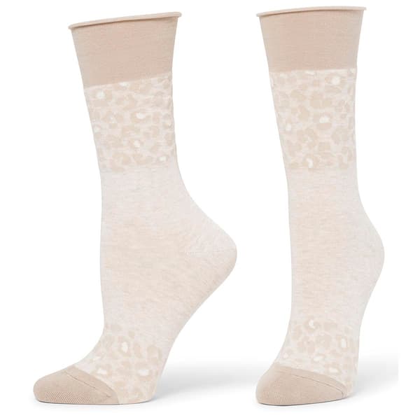Womens HUE&#40;R&#41; Jean Socks - Leopard