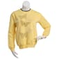 Womens Top Stitch by Morning Sun Metallic Butterflies Sweatshirt - image 1