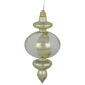 Northlight 8ct. Champagne Shiny Finish Finial Christmas Ornaments - image 3