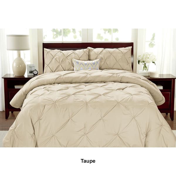 Swift Home Stylish Pinch Pleated Comforter Set