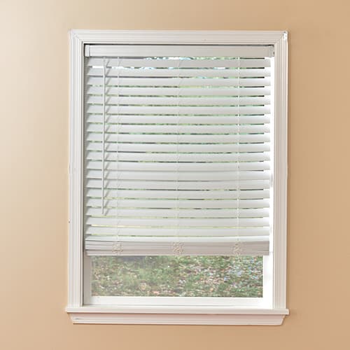 Achim Cordless GII Madera Falsa Faux Wood Blinds