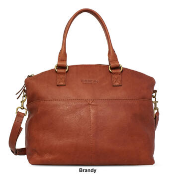 American Leather Co. Carrie Dome Satchel - Boscov's