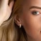 Gold Plated 7/8ctw Lab Grown Diamond Earrings - image 4