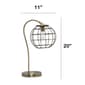Lalia Home Studio Loft Arched Metal Cage Table Lamp - image 4