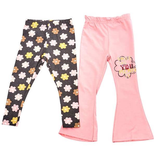 Toddler Girl Limited Too 2pk. Daisies Leggings - image 