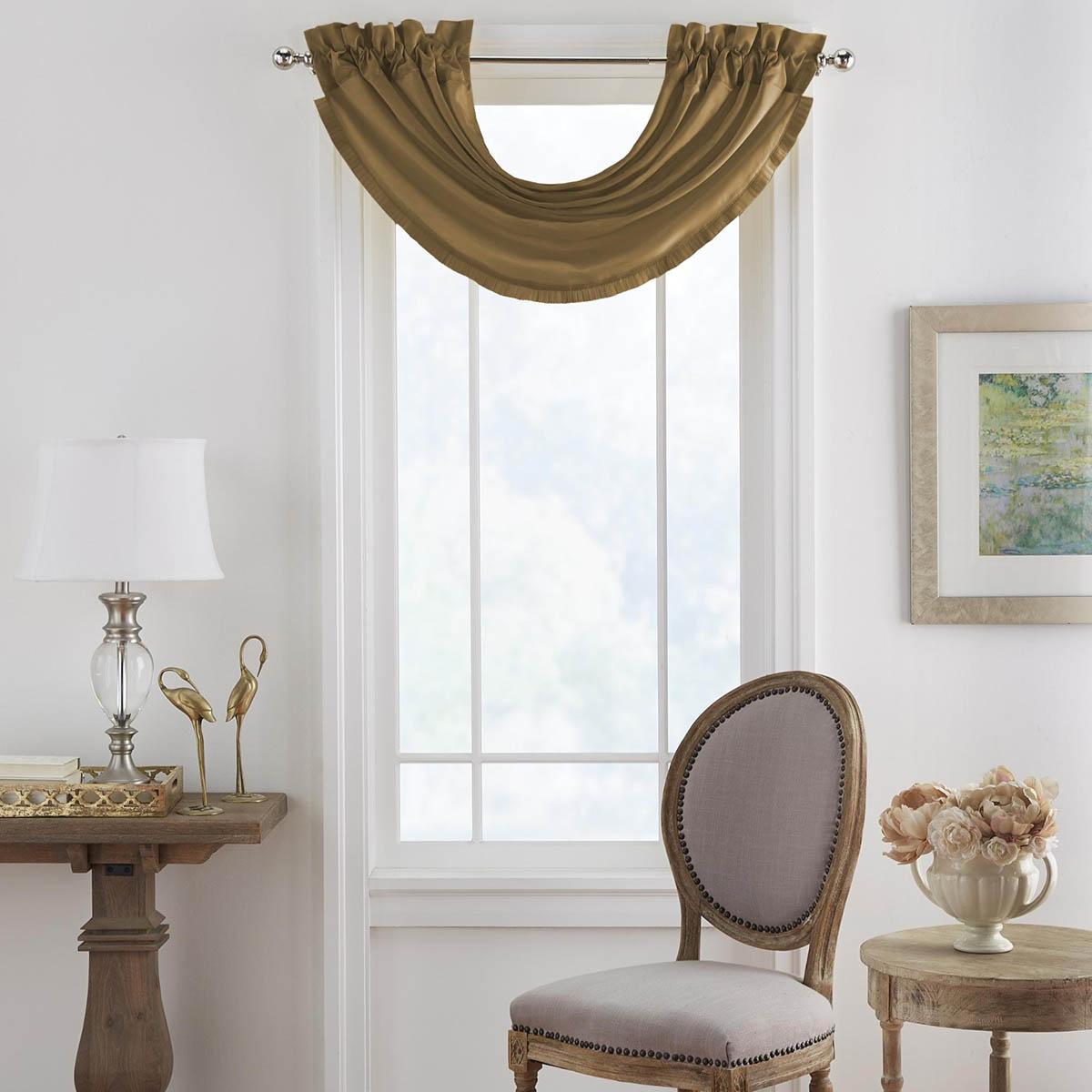 Elrene Versailles Solid Window Valance - 52x36