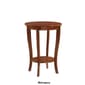 Convenience Concepts American Heritage Round End Table with Shelf - image 12