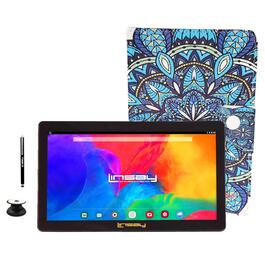 Linsay 7in. Quad Core Tablet with Mandala Leather Case