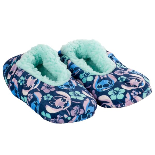 Womens Disney Stitch Faces Slipper Socks