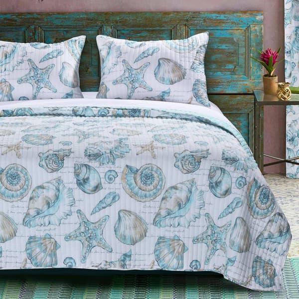 Greenland Home Fashions&#40;tm&#41; Cruz Coastal Quilt Set