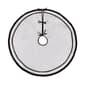 National Tree 52in. Bright White Tree Skirt w/ Pompom Lace - image 1