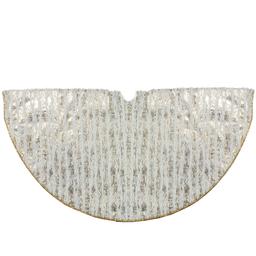 Northlight Seasonal 48in. Wood Grain Pattern Christmas Tree Skirt