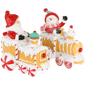Northlight 2pc. Santa on Gingerbread Train Car Christmas Figures - image 3