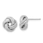 Gold Classics(tm) 10mm White Gold Double Knot Stud Earrings - image 1