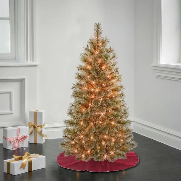 National Tree 4.5ft. Arcadia Pine Cashmere Tree w/ 100 Lights