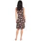 Womens Connected Apparel Sleeveless Floral Challis A-Line Dress - image 2