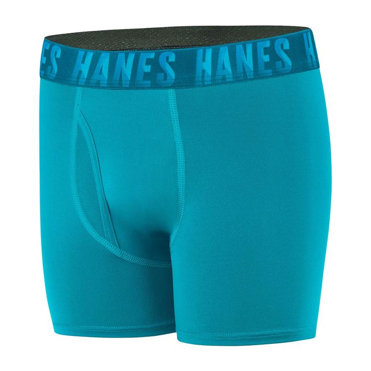 Boys Hanes® Moves 5pk. Solid/Camo XTemp® Boxer Briefs