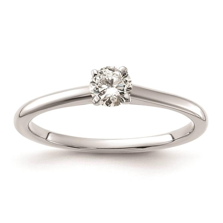 Pure Fire 14kt. White Gold Lab Grown Diamond Complete Ring